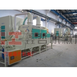 鑫哲-自動噴砂機,自動輸送式噴砂機,通過式噴砂機,通過式生產(chǎn)線